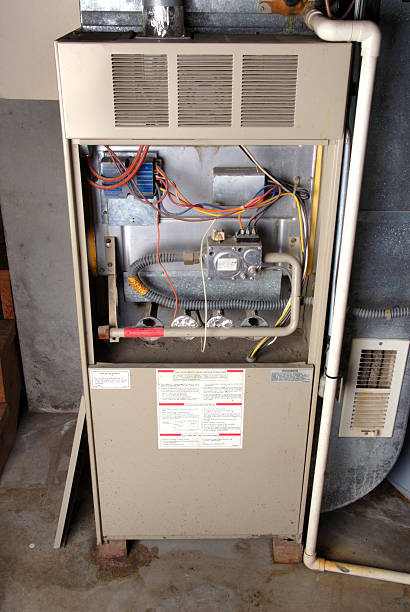 Furnace Diagnostic Panel Open